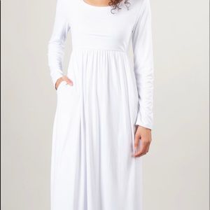 Noor JODY CALIF Long White Dress ✅